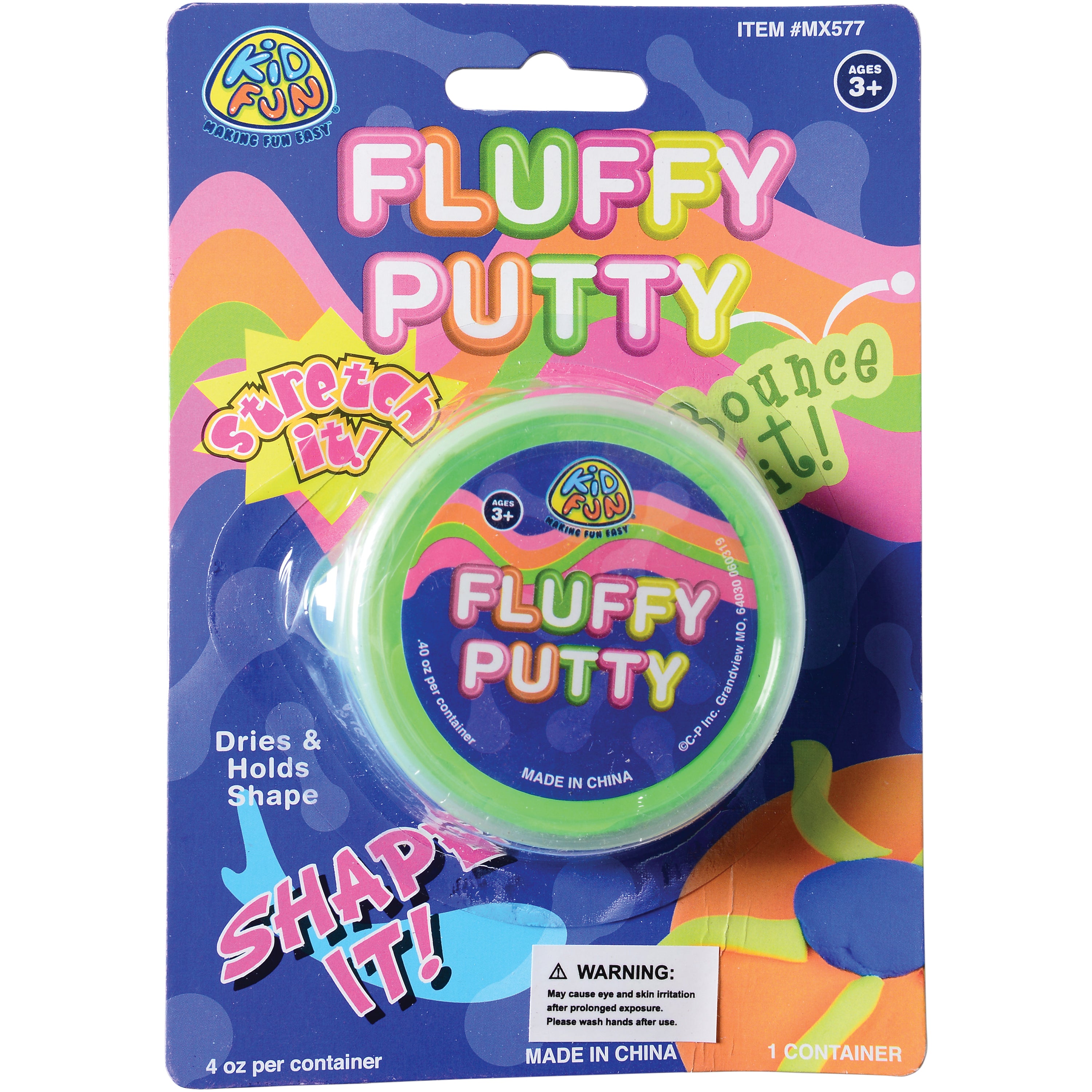 Fluffy Putty/12 Per Pk