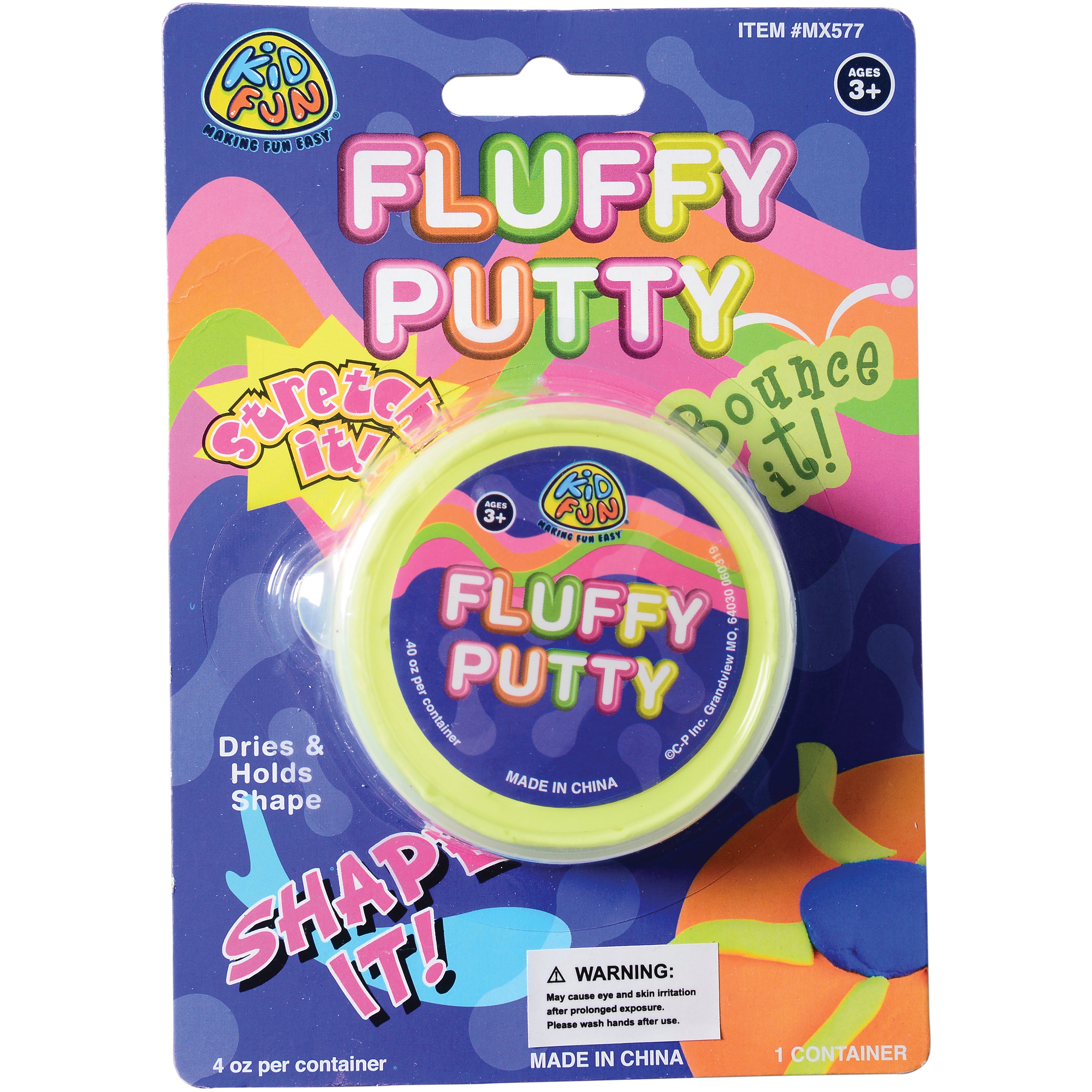 Fluffy Putty/12 Per Pk