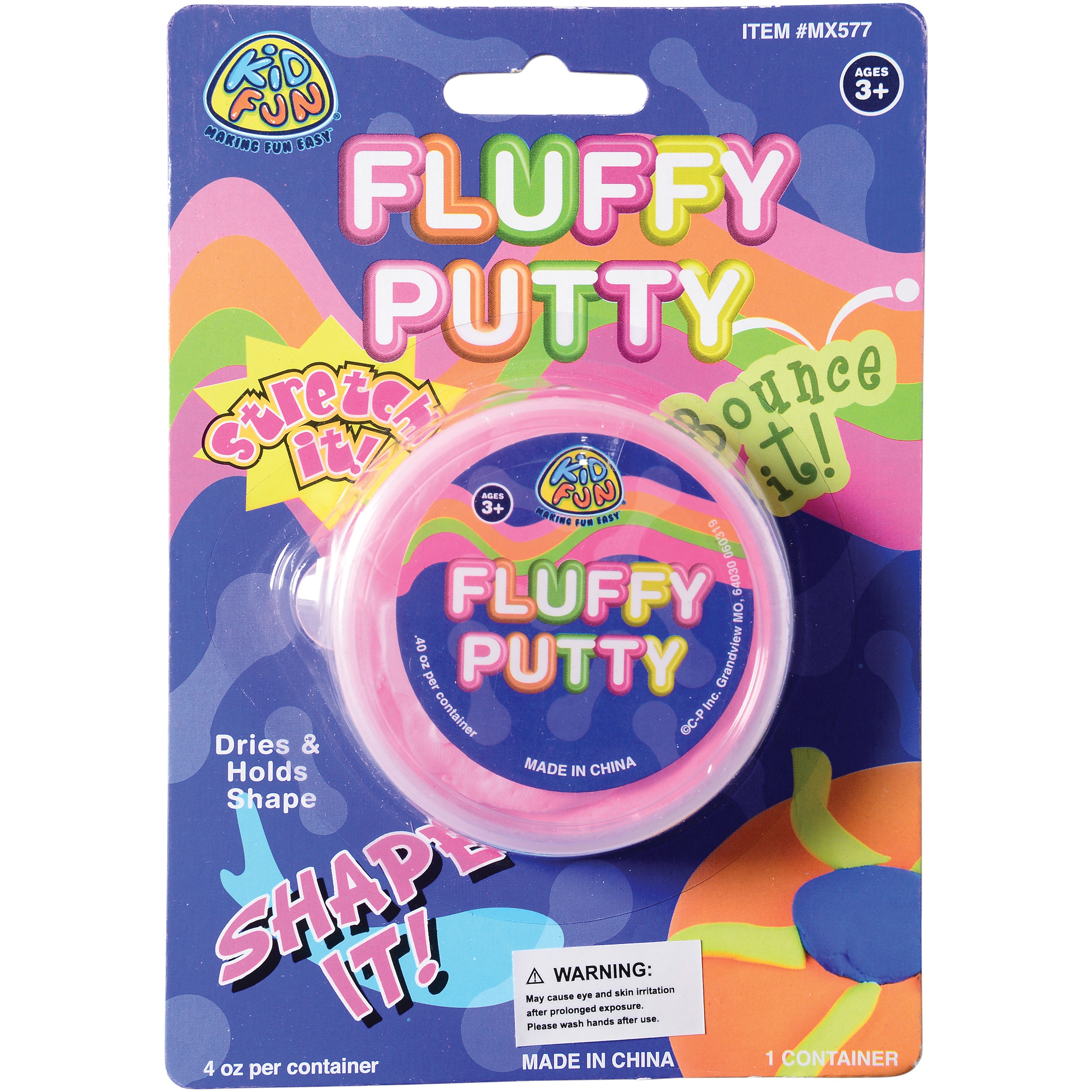 Fluffy Putty/12 Per Pk