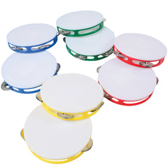 Primary Color Tambourines