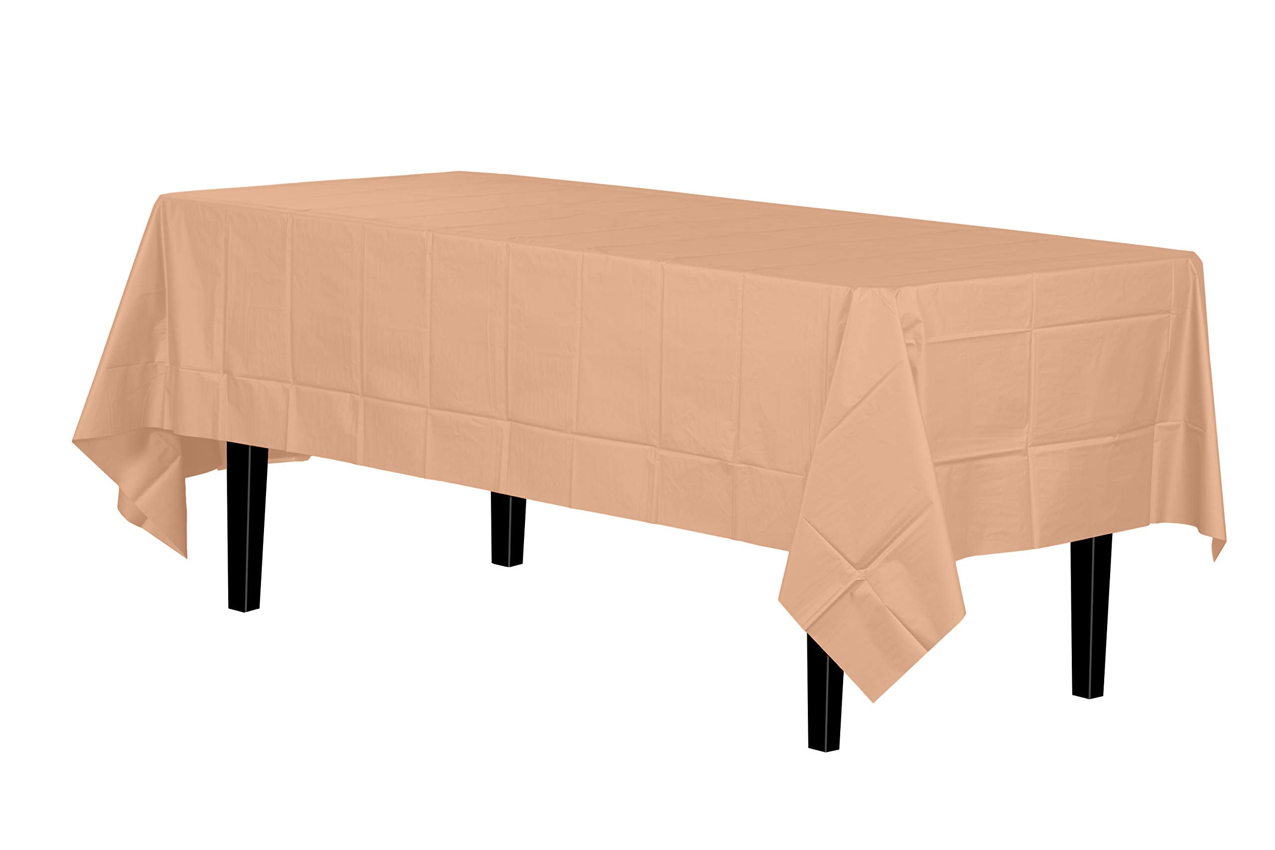 Peach Table Covers | 12 Pack