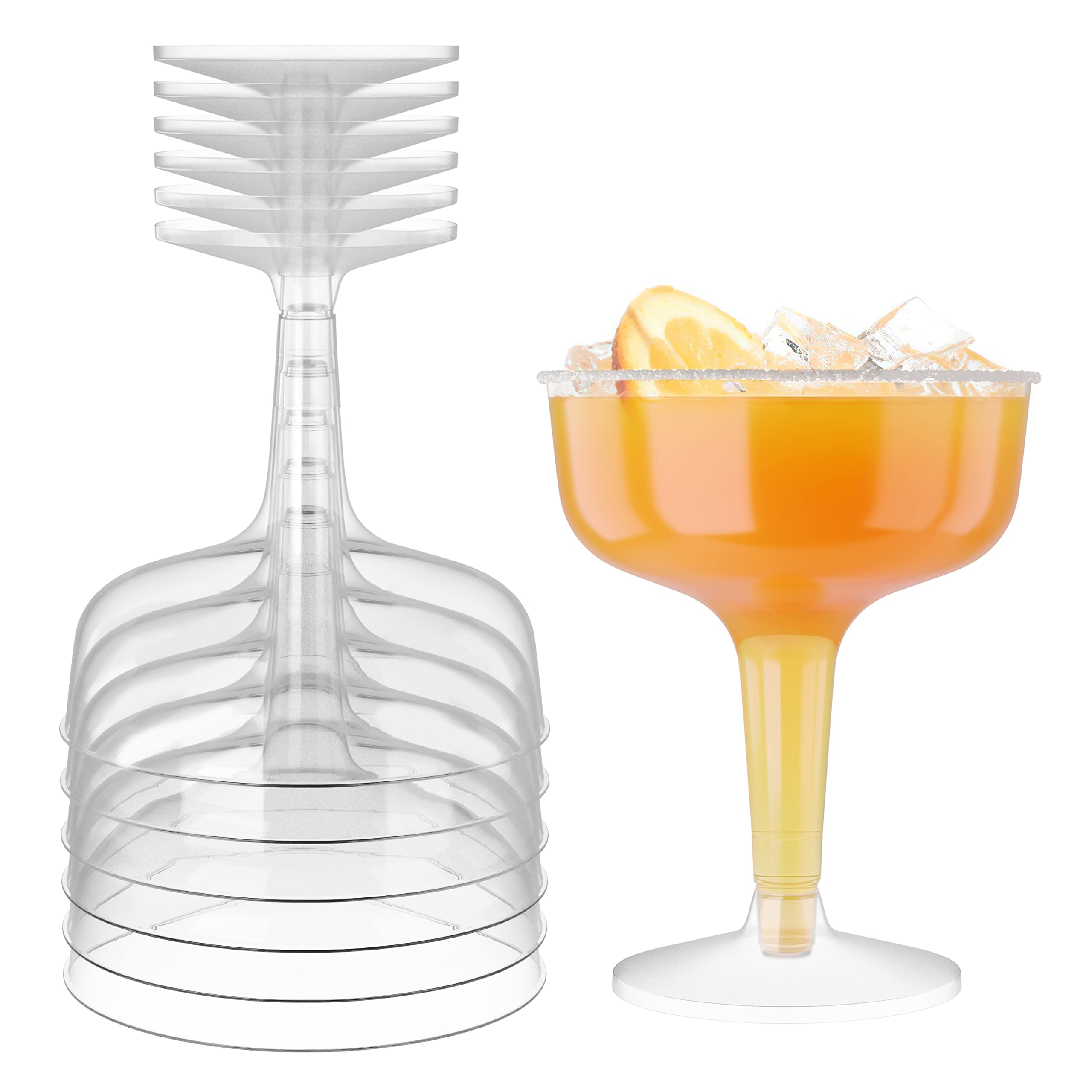 Plastic Cocktail Glasses | 24 Count