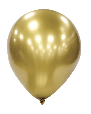 12 In. Platinum Gold Balloon | 6 Count