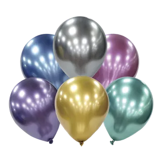 6ct, 12" Platinum Assorted Balloon