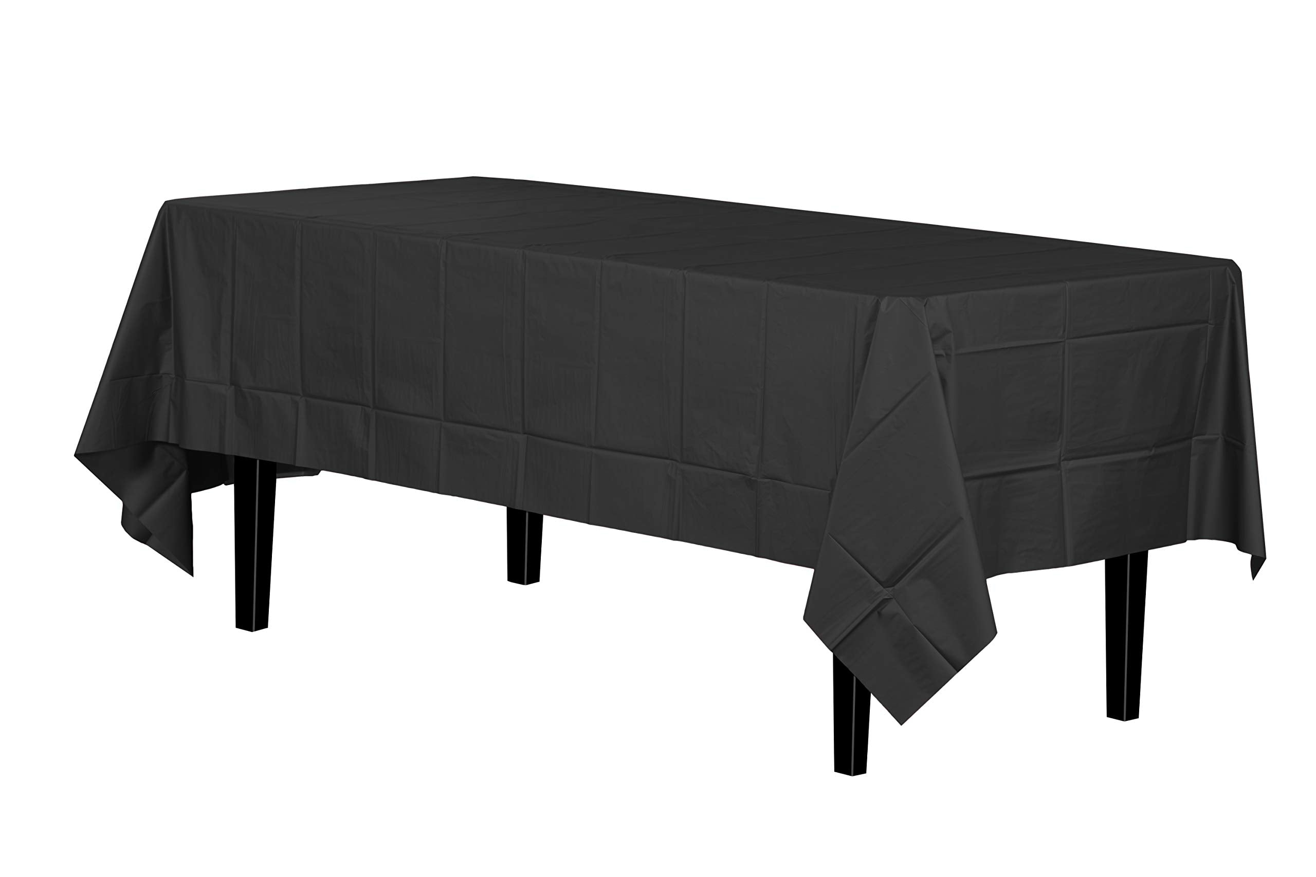 Premium Black Table Covers | 6 Pack