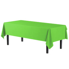 Premium Lime Green Table Covers | 6 Pack