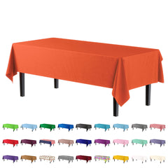 Premium Orange Table Covers | 6 Pack