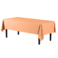 Premium Peach Table Covers | 6 Pack