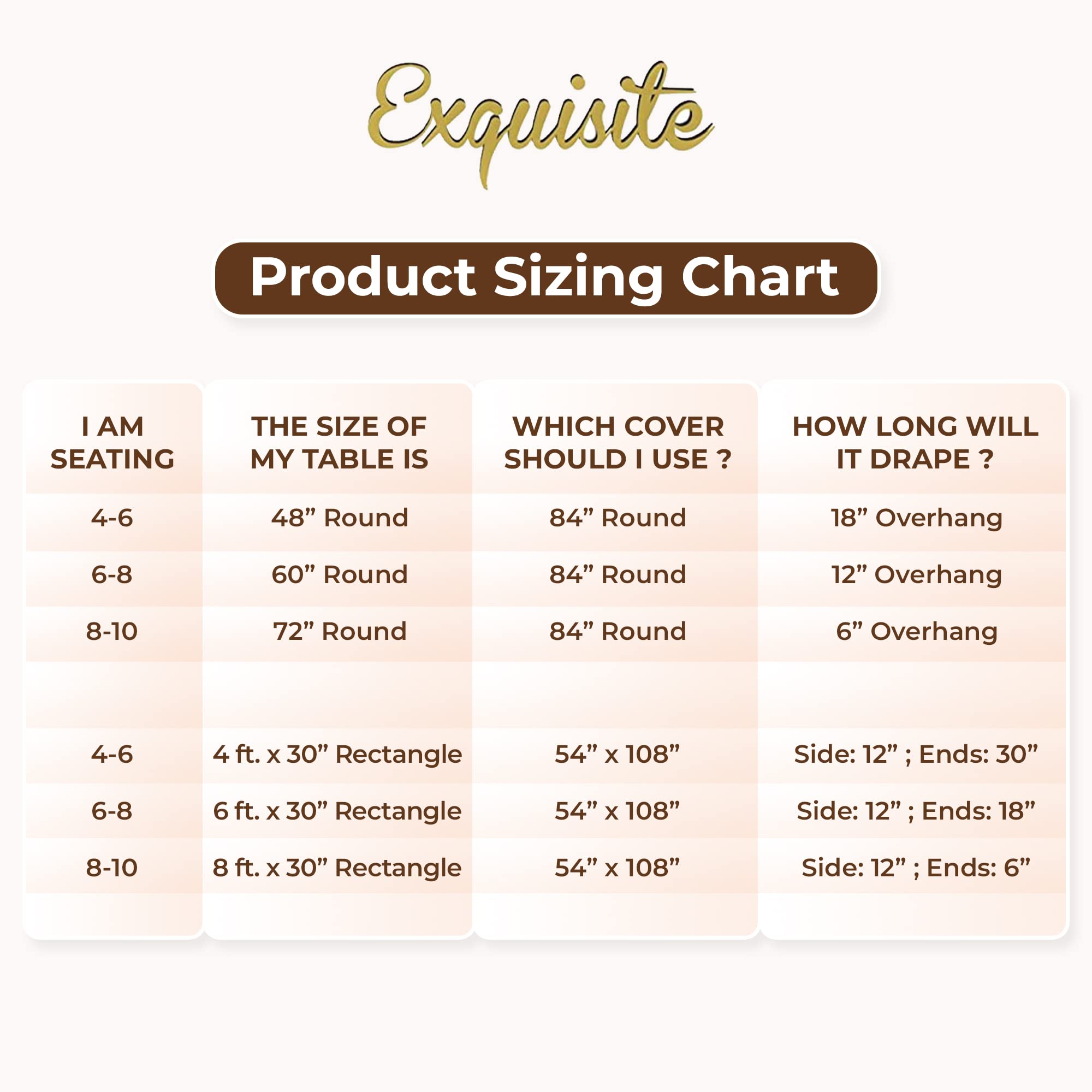 Premium Plum Table Cover