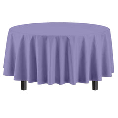 Premium Round Lavender Table Covers | 6 Pack