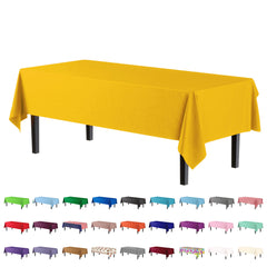 Premium Yellow Table Covers | 6 Pack