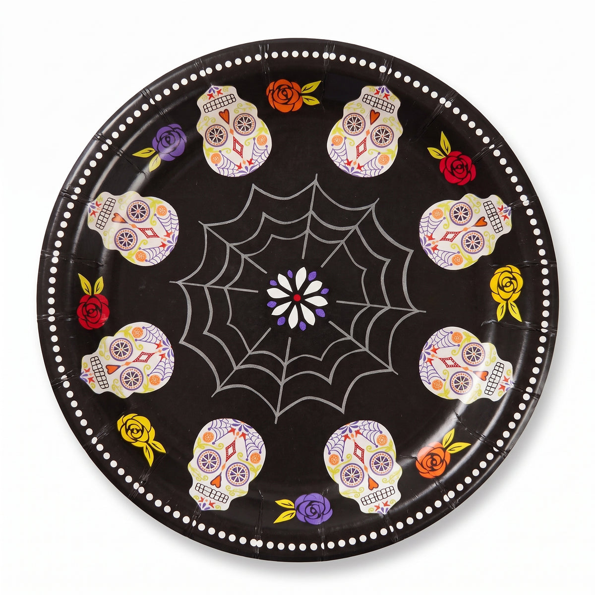 Vibrant Halloween 6.75" Round Paper Plates