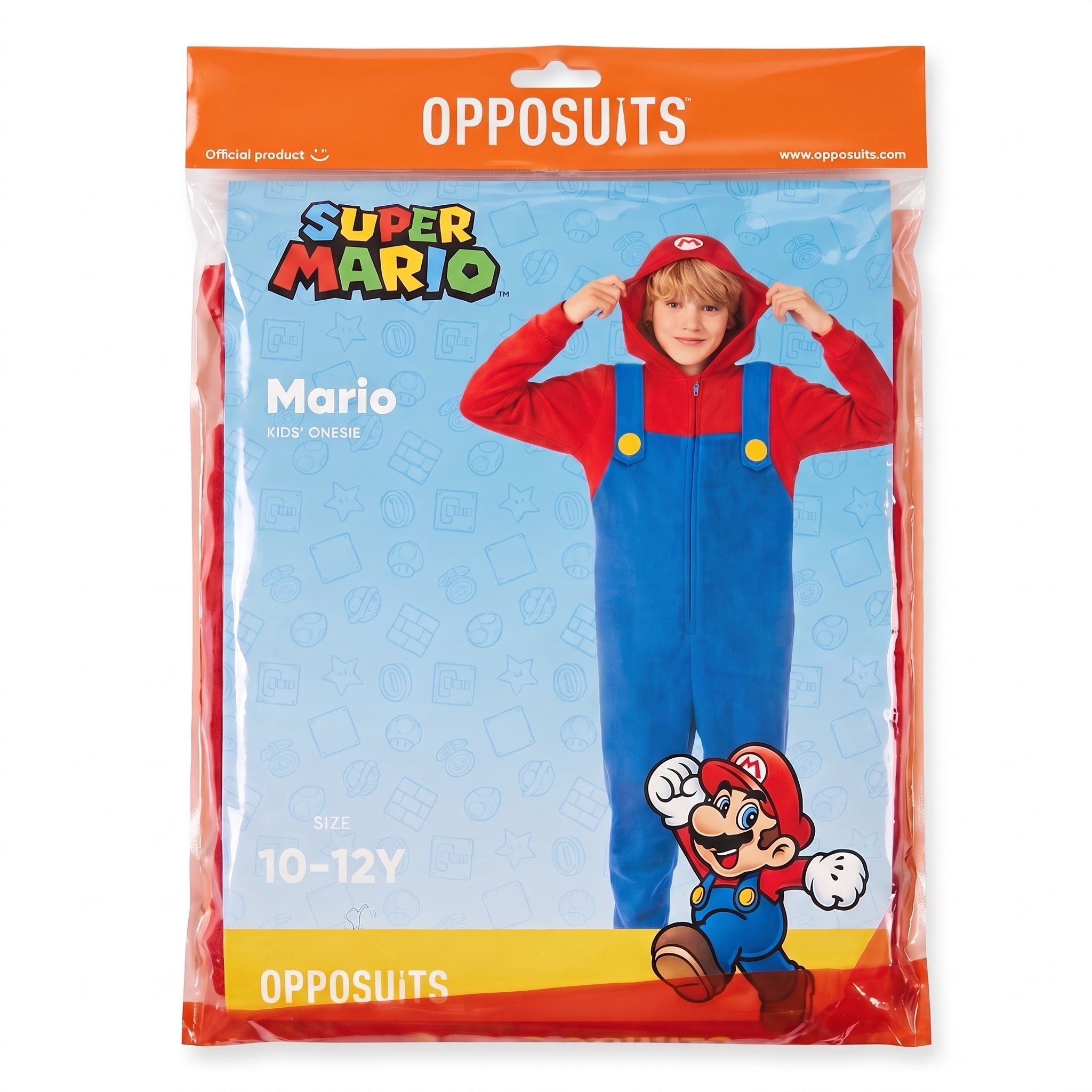 Super Mario Halloween Onesie Costume - Child L (10-12)