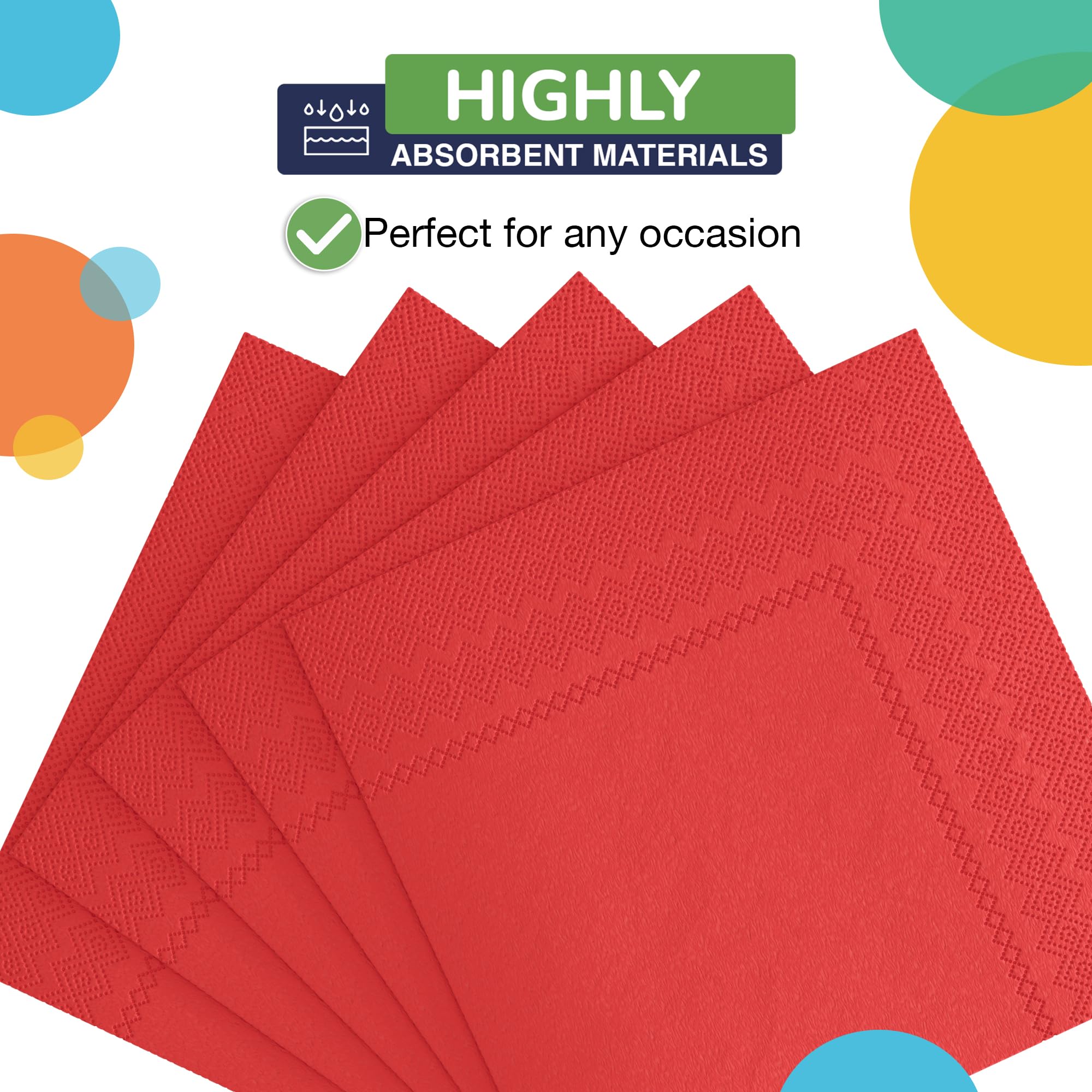 Little Gym - Red Luncheon Napkins - 50 Ct.