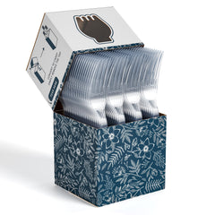 100 Clear Forks + Caddy, Floral