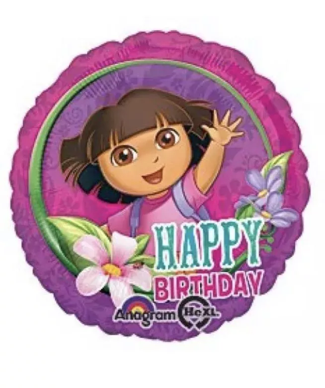 Happy Birthday Dora Balloon