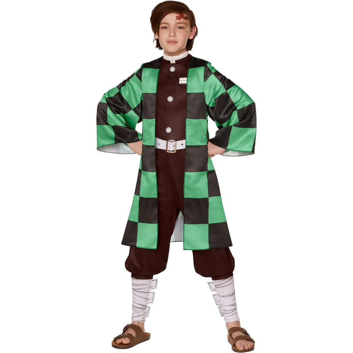 Demon Slayer Tanjiro Halloween Costume - Child XL (14-16)