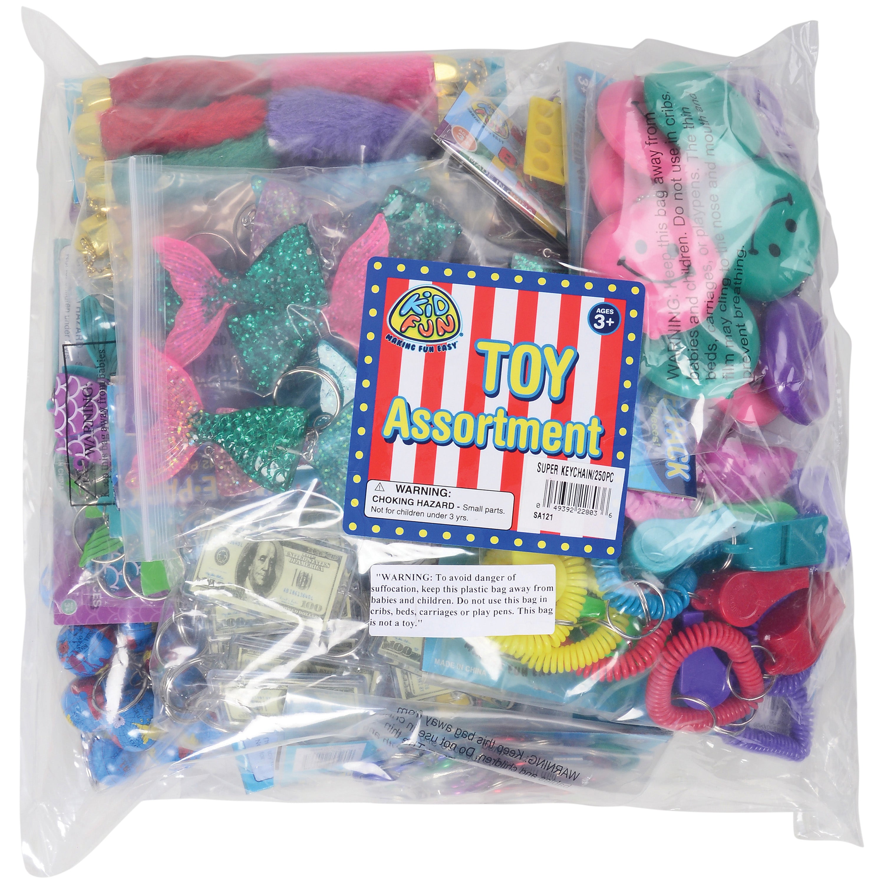 Super Value Keychain Asst/250 Per Pkg