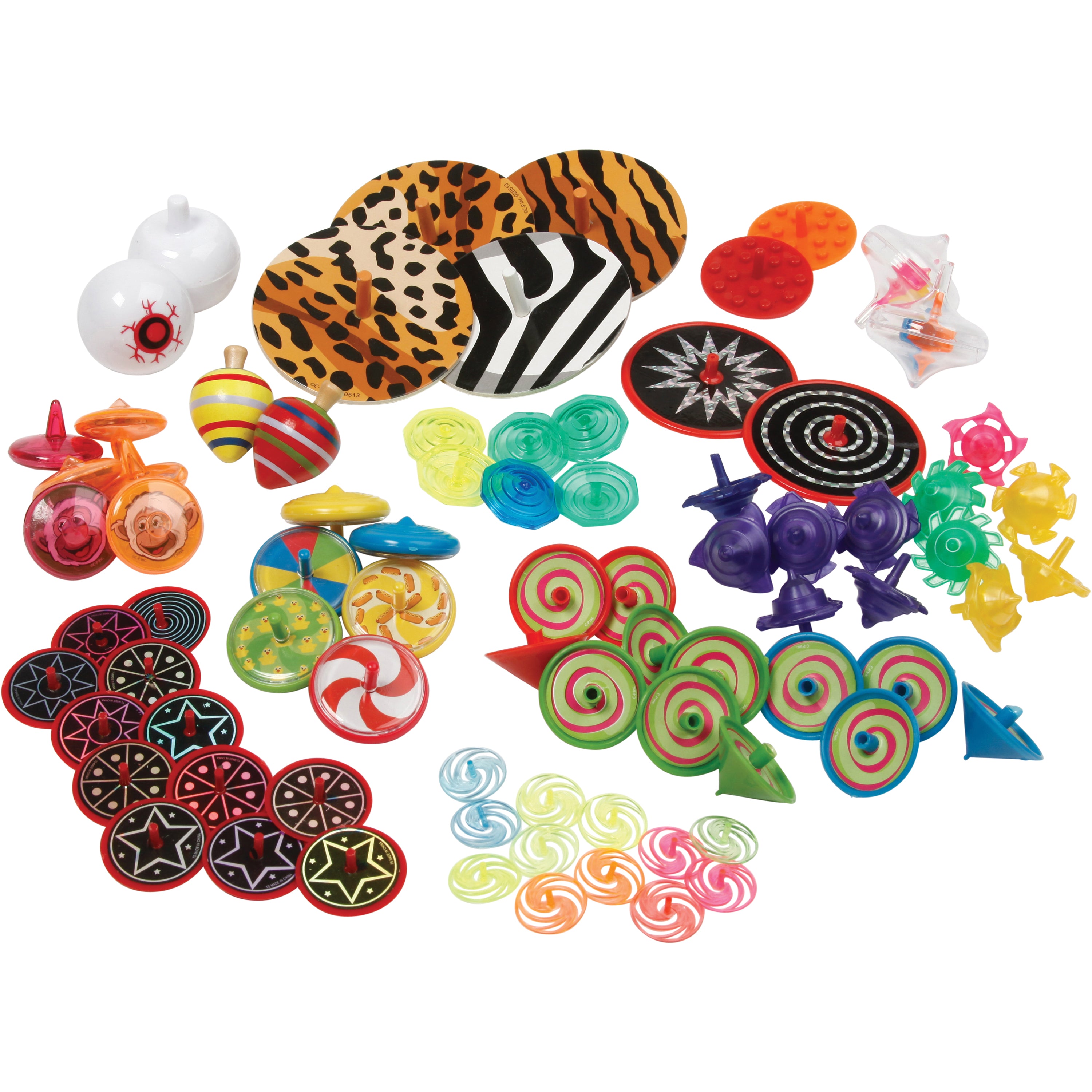 Spin Top Assortment/80-Pc