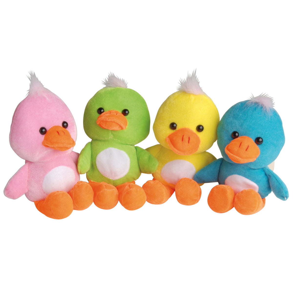 Bright Plush Ducks