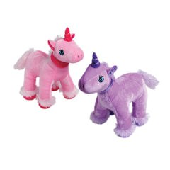 Pink & Purple Plush Unicorns