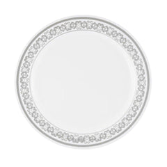 10 In. Silver Filigree Design Plates | 10 Count