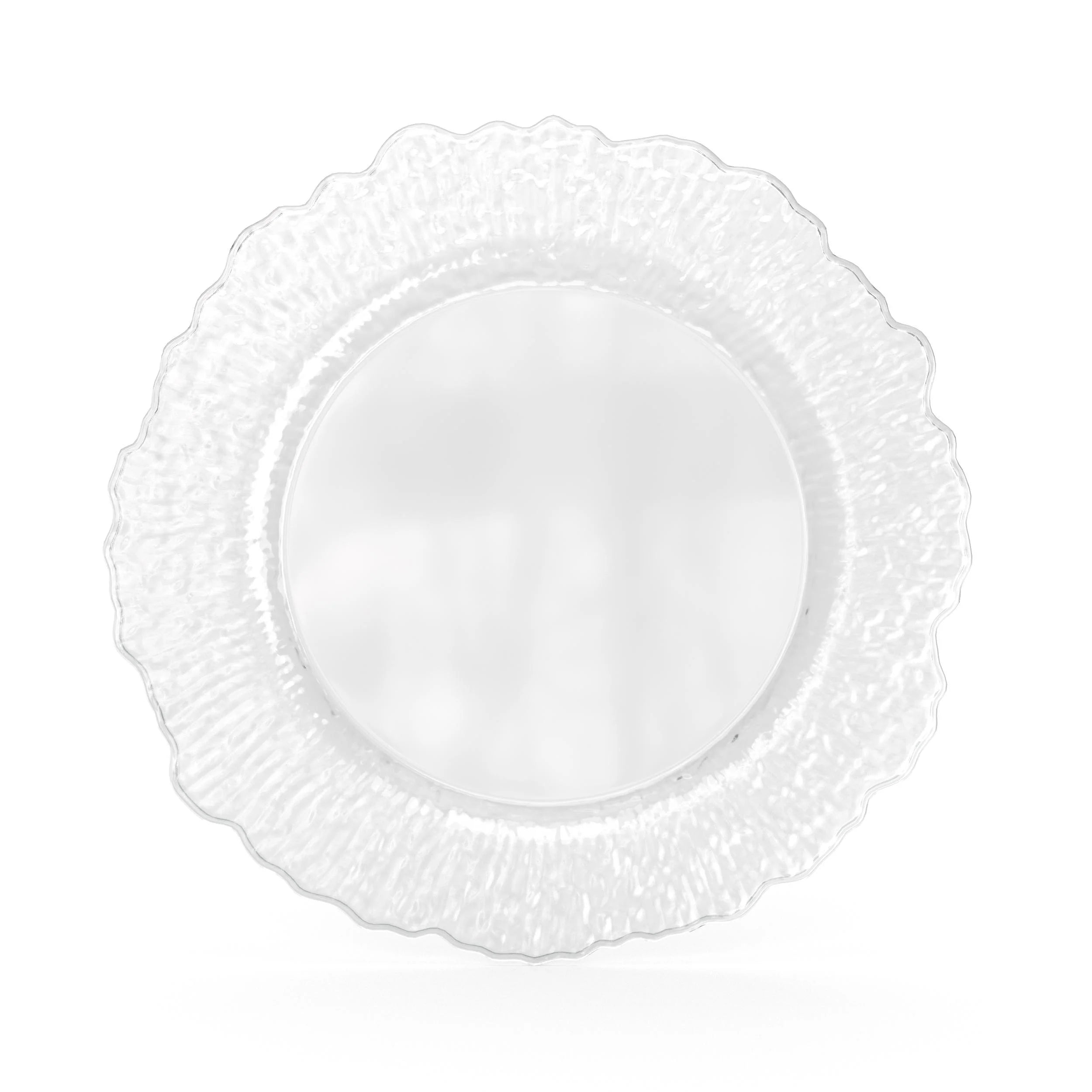 7 Inch and 10 Inch Leaf Plate Combo 15|15 - Clear