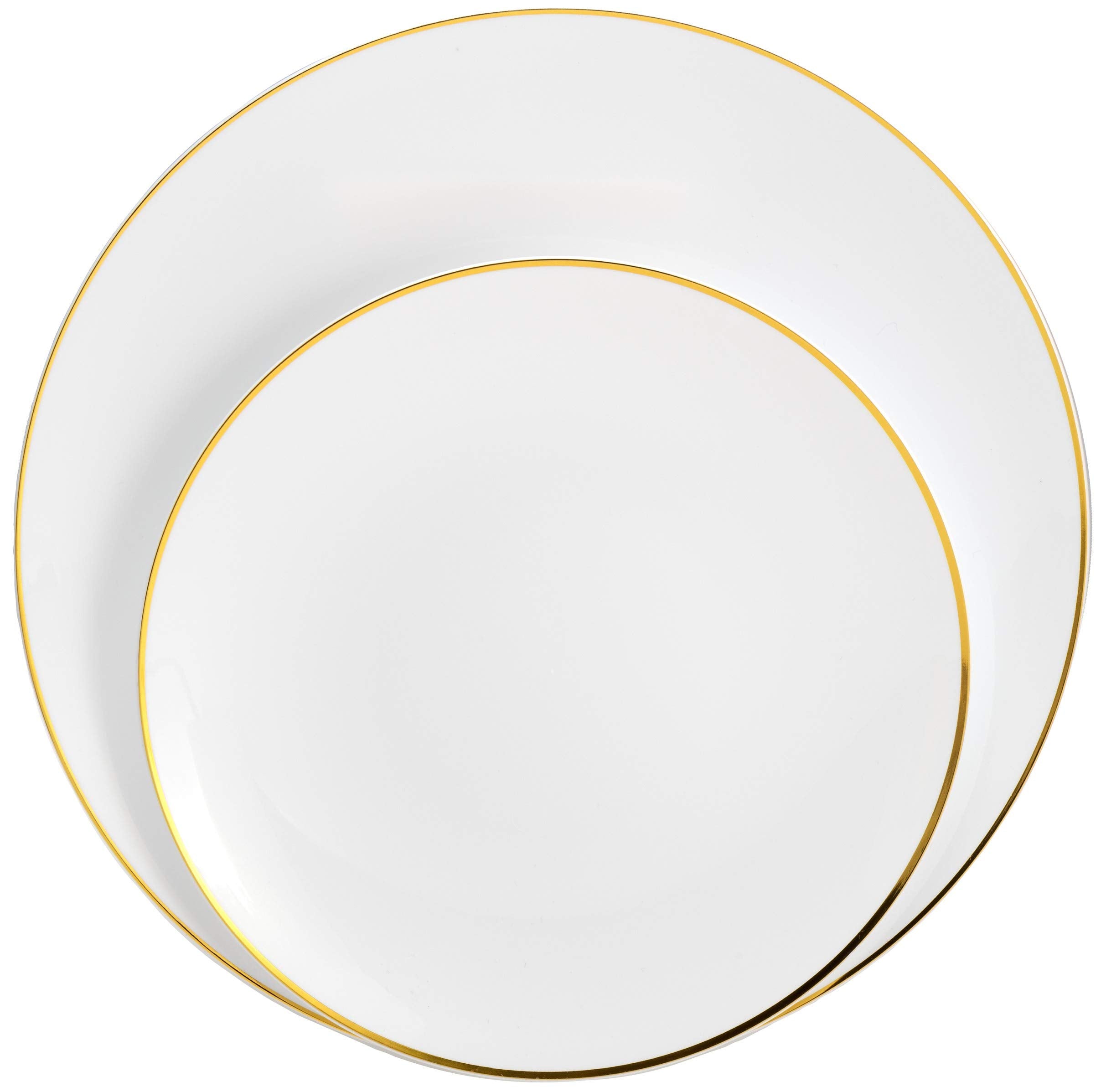 Disposable White Classic And Checkerboard Dinnerware Set