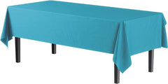 Premium Turquoise Table Covers | 12 Pack