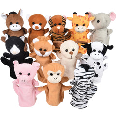 Animal Hand Puppet/24-Pc