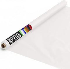 40 In. x 100 Ft. White Table Roll