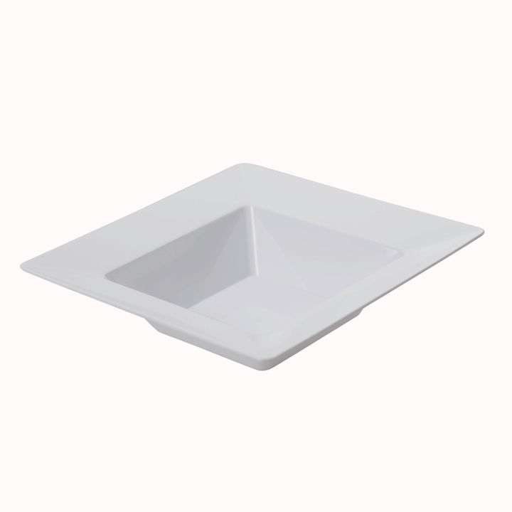 5 Oz. White Square Bowls | 10 Count