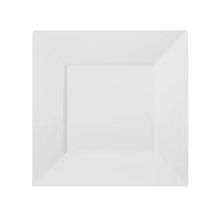 6.5 In. White Square Plates | 10 Count