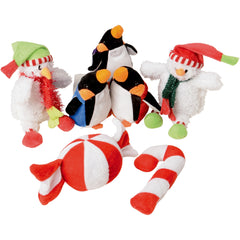 Christmas Plush Assortment/12 Per Pkg