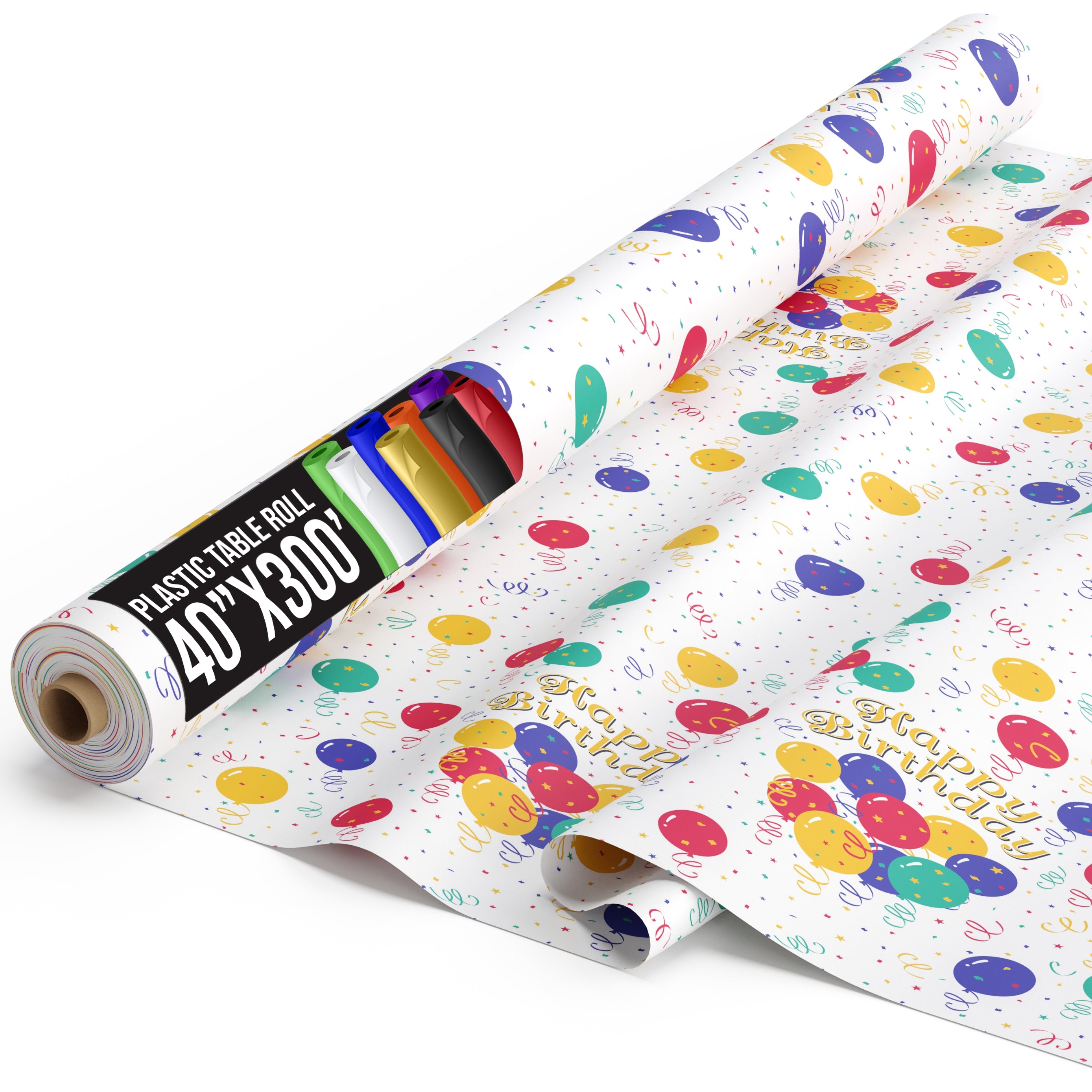 40 In. x 300 Ft. Premium Balloon Print Table Roll