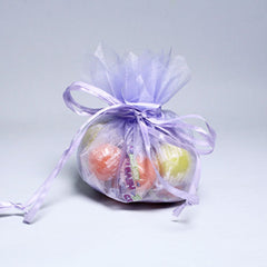 Lavender Small Flower Edge Organza Pouch (12)