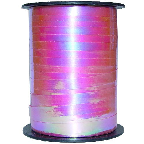 Iridescent Pink Curling Ribbon-100 yards