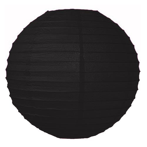 10in. Black Paper Lantern