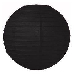 10in. Black Paper Lantern