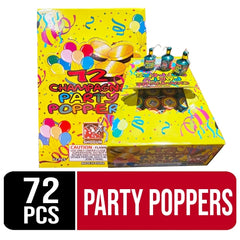 Classic Party Poppers (72)