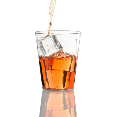 7 Oz. Clear Square Bottom Tumblers | 20 Count