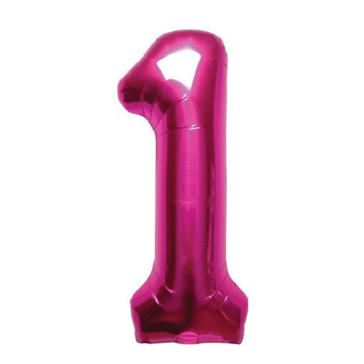 34" Number 1 Pink Mylar Balloon